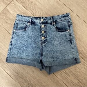 NWOT Denim Wash Shorts